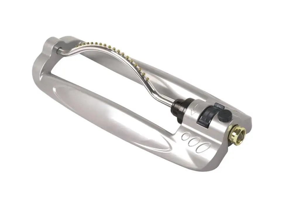 Landscapers Select YM18783 Aluminum Lawn Sprinkler Even Water Distribution