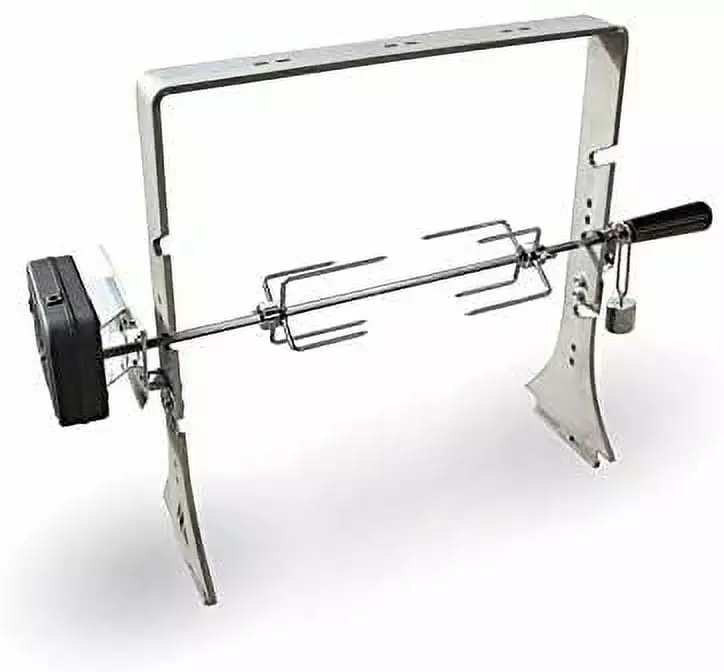 Arteflame Rotisserie Stainless Steel Attachment Kit 40 Grills Battery Operated Motor Included Up To 25lbs