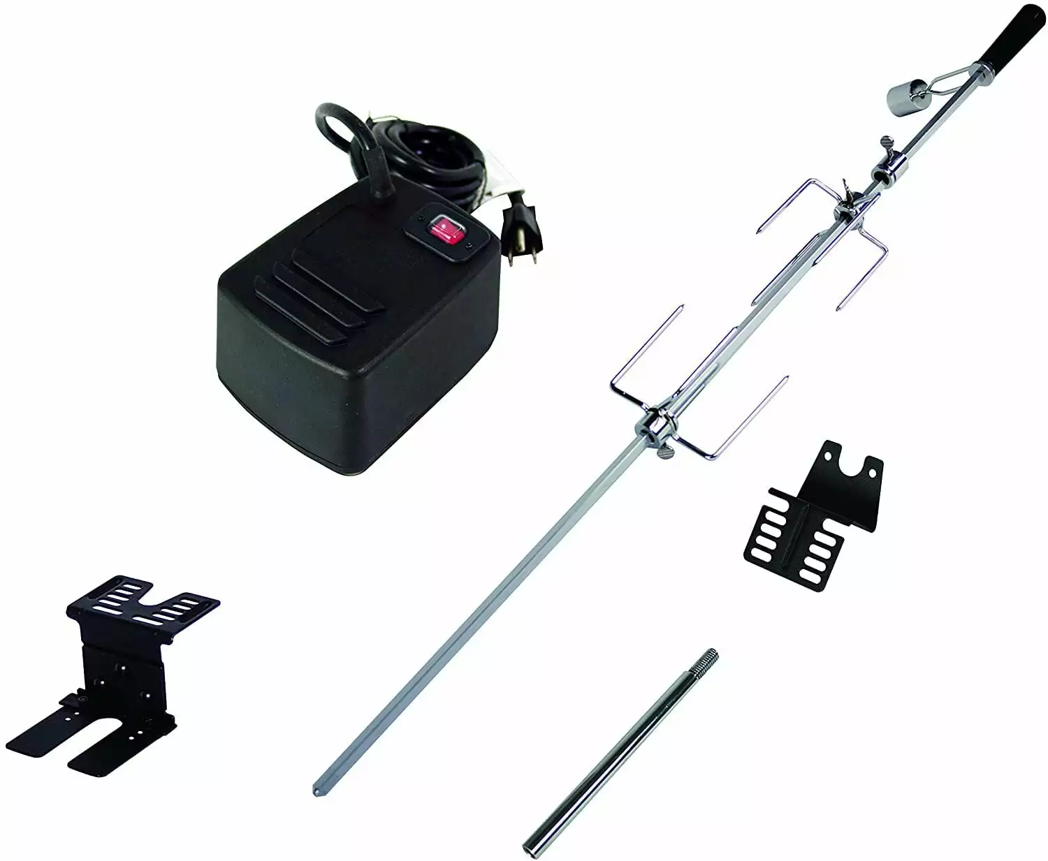 Dyna-Glo Universal Heavy Duty Rotisserie Kit Grills Outdoor Cooking Accessories