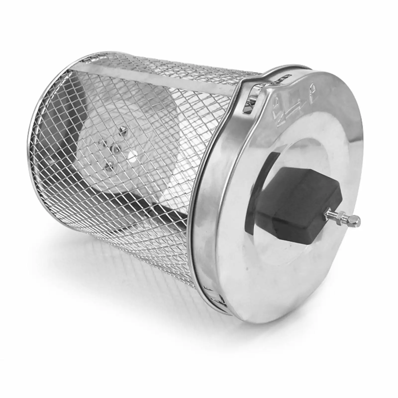 Mduoduo Stainless Steel Rotisserie Grill 360 Rotatable Heating Roaster Drum Oven Cages Outdoor Picnics and Barbecues