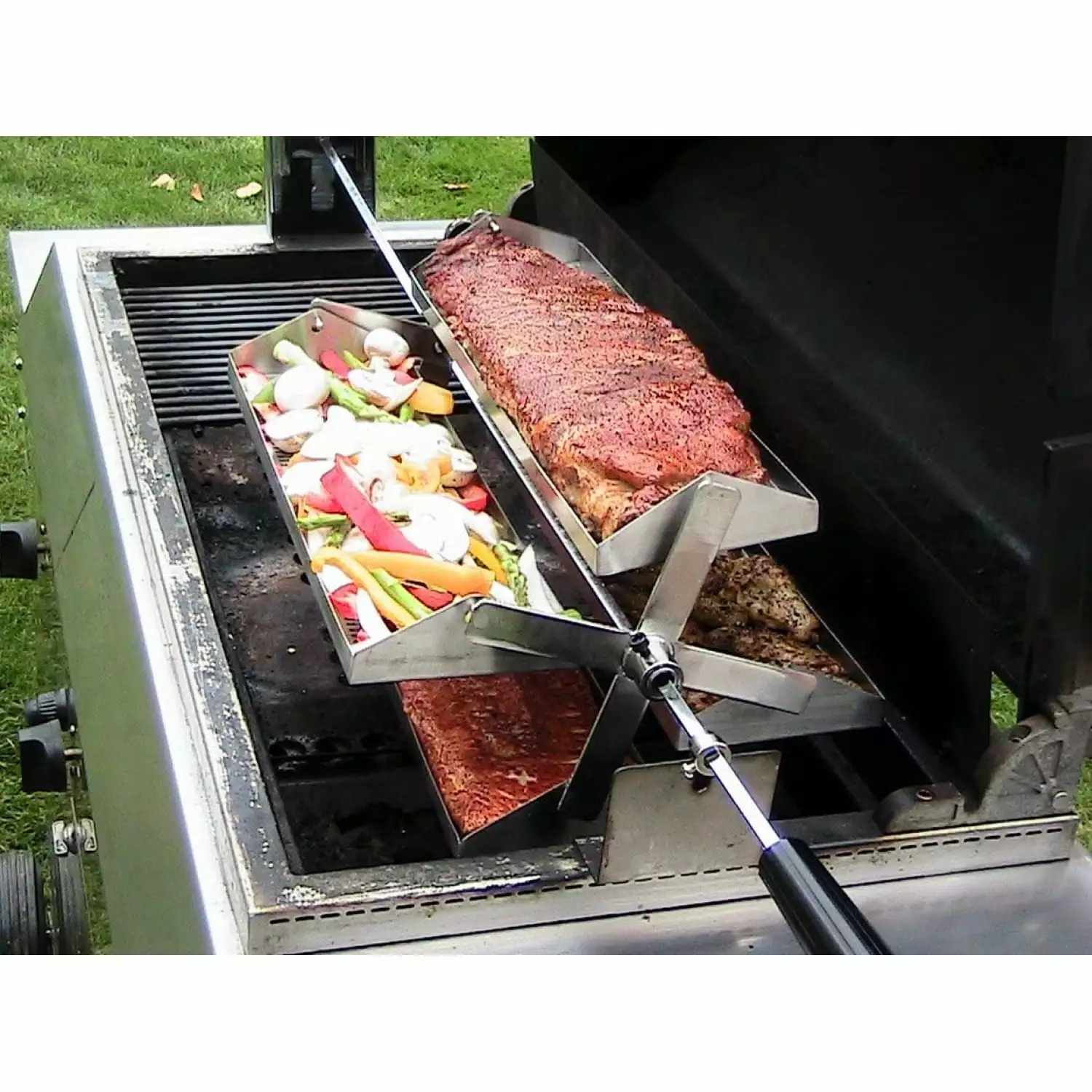 Rib-O-Lator Barbecue Rotisserie Outdoor Grilling XIYUNDA