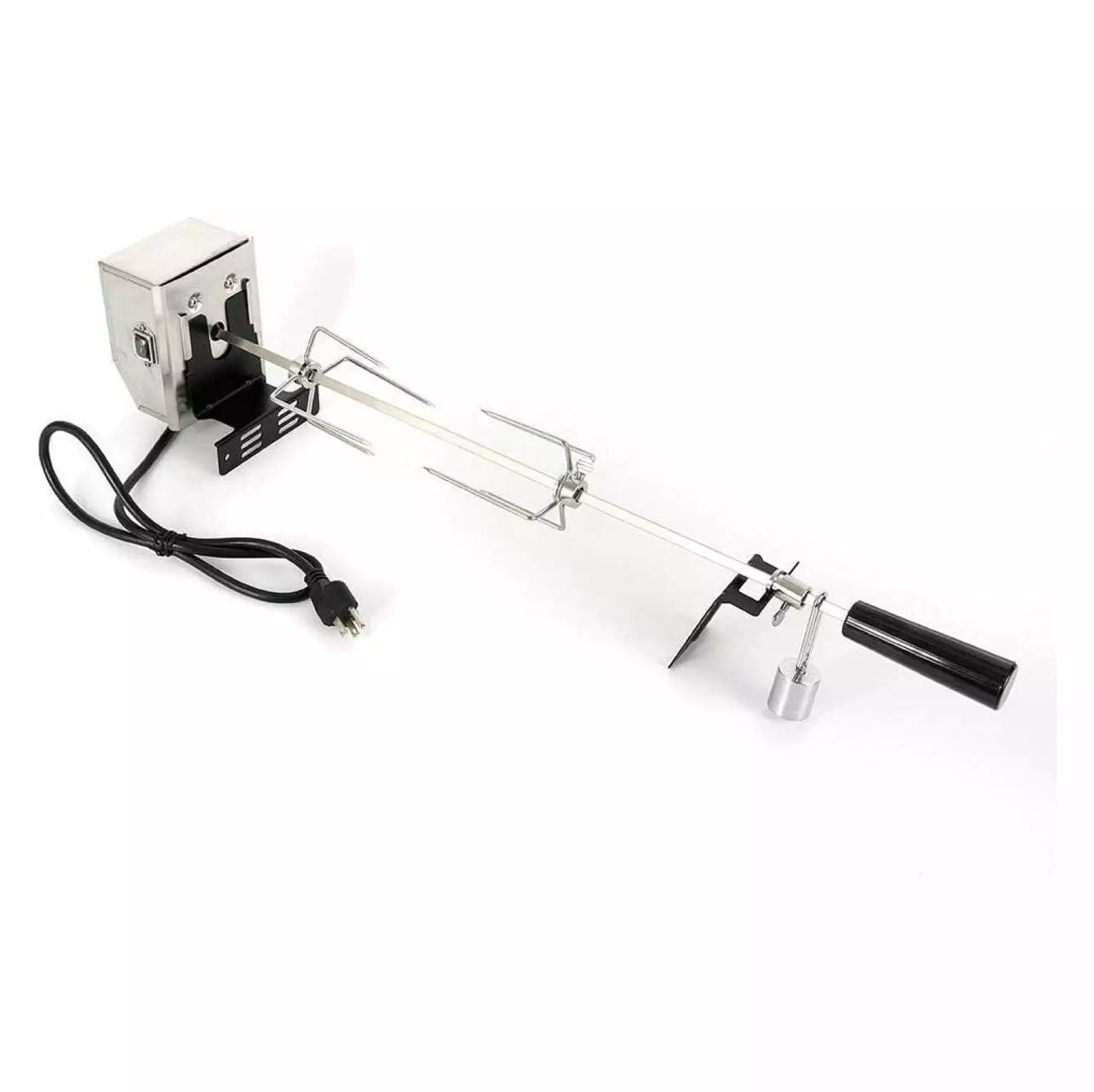 Electric Stainless Steel Rotisserie Grill Motor Goat Pig Chicken BBQ 110V