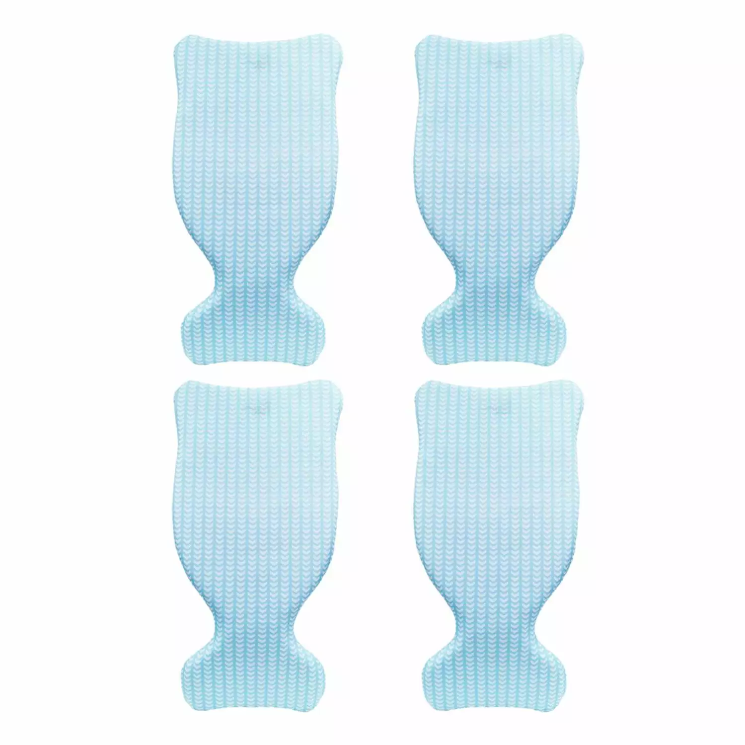 Magic Time International Saddle Pool Float Blue Chevron Pattern 4 Pack
