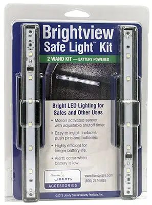 Liberty Safe Brightview White Safe Light Kit Enhanced Visibility
