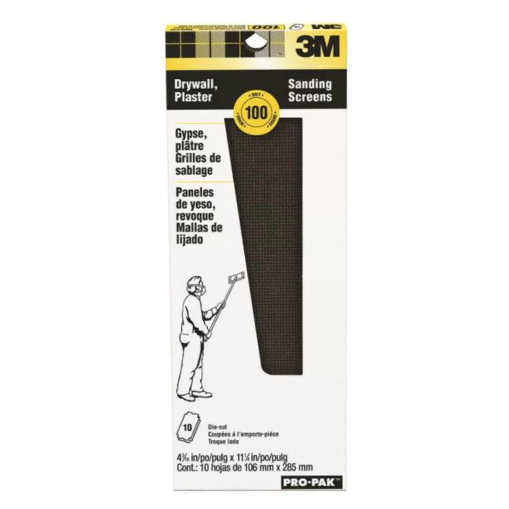 3M 99440 4-3/16 x 11 Drywall Sanding Screen Smooth Finishing