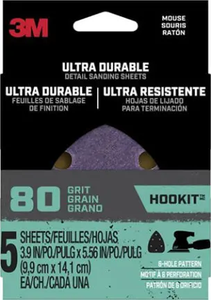 5 Pack 220 Grit Ultra Detail Sanding Sheets Fine Sanding Minn Mining