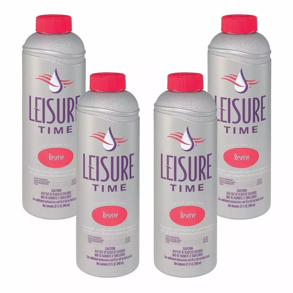 Leisure Time Reserve Sanitizer 4 Pack 1 quart Spas and Hot Tubs