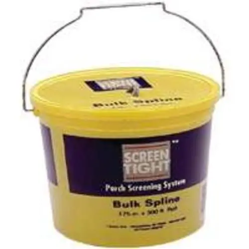 Screen Tight BULKSPLINE Retainer Spline 300 Feet Black Screen Repair