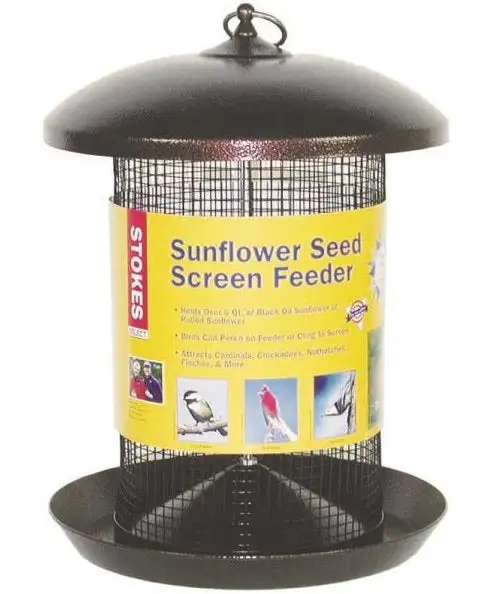 Stokes Select 38117 Sunflower Seed Screen Bird Feeder Powder Coated