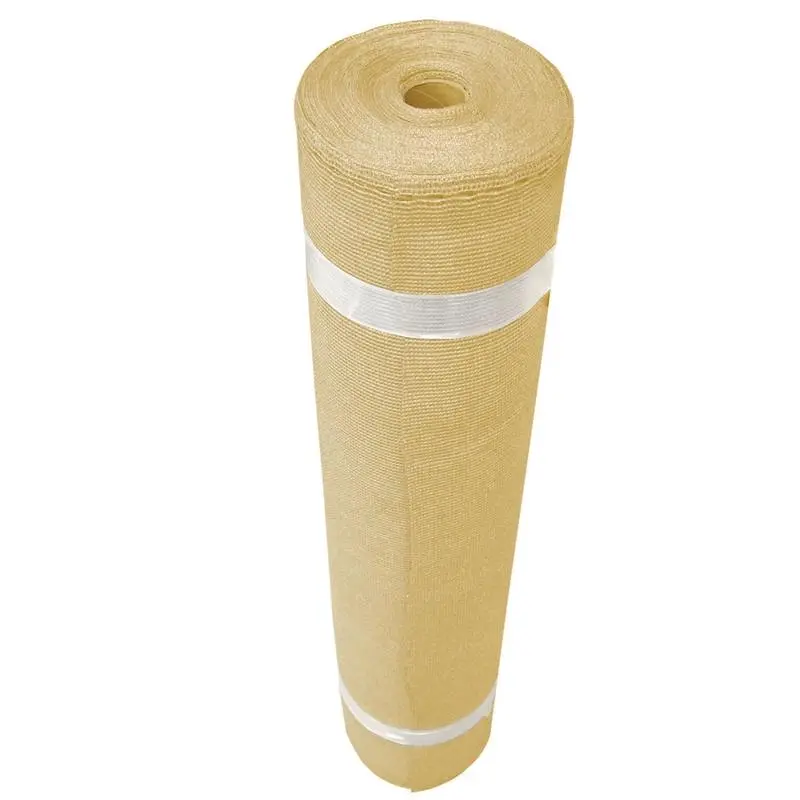 Coolaroo Polyethylene Medium Shade Fabric Shade Cloth 50 ft H X 12 ft W - UV Resistant Shade Cloth