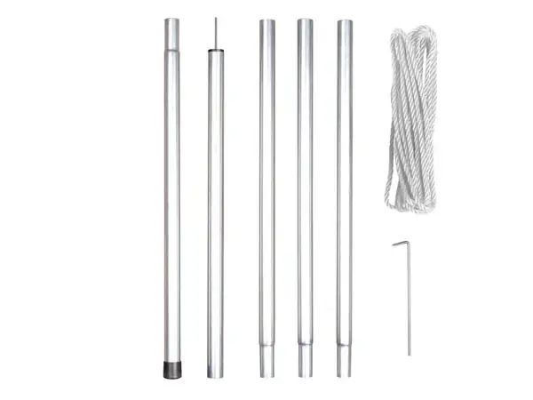 Perel GSSK1 Mounting Pole Garden Shade Sail Guy Rope