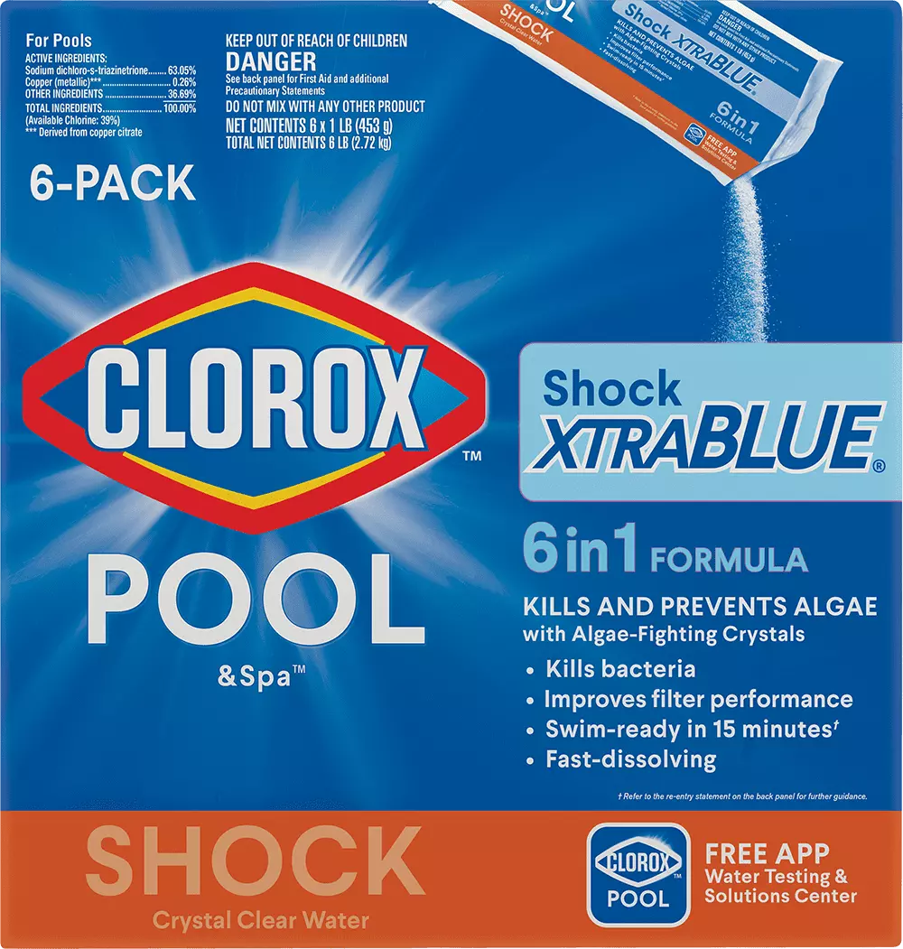 Clorox Pool&Spa Shock XtraBlue Pool Shock Swimming Pools 1