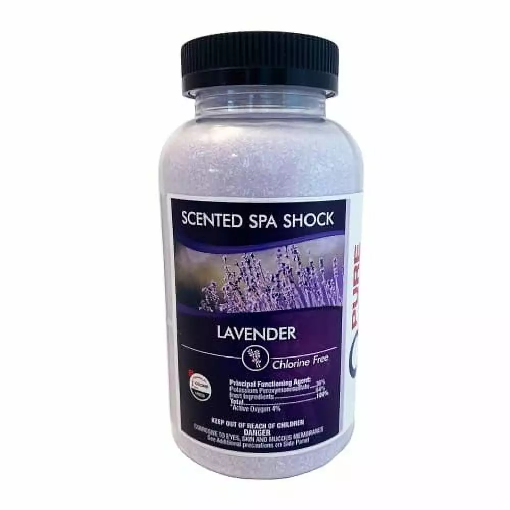 Scented Spa Shock Non-Chlorine Lavender Fragrance Hot Tubs and Spas