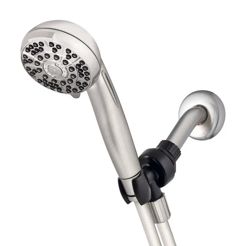 Waterpik PowerPulse+ Brushed Nickel Handheld Showerhead 6 Settings 1.8 GPM