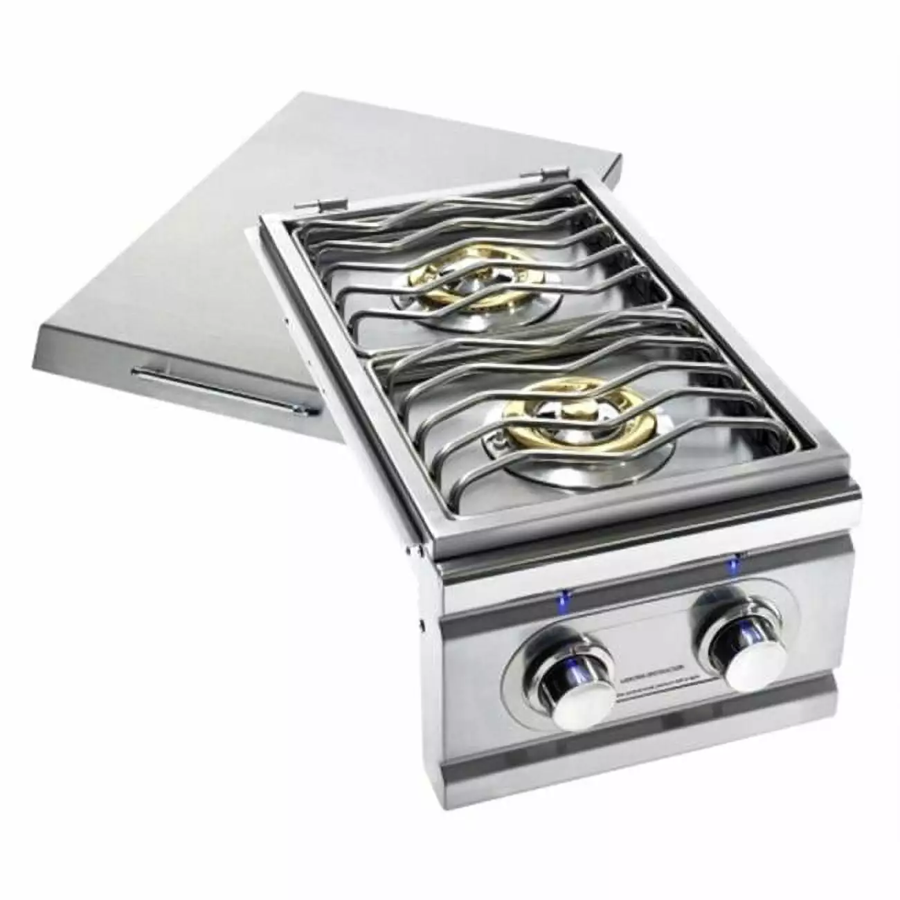 Stainless Steel Drop- Side Burner Outdoor Kitchens Premium Grill Accessory Ornatus Outdoors
