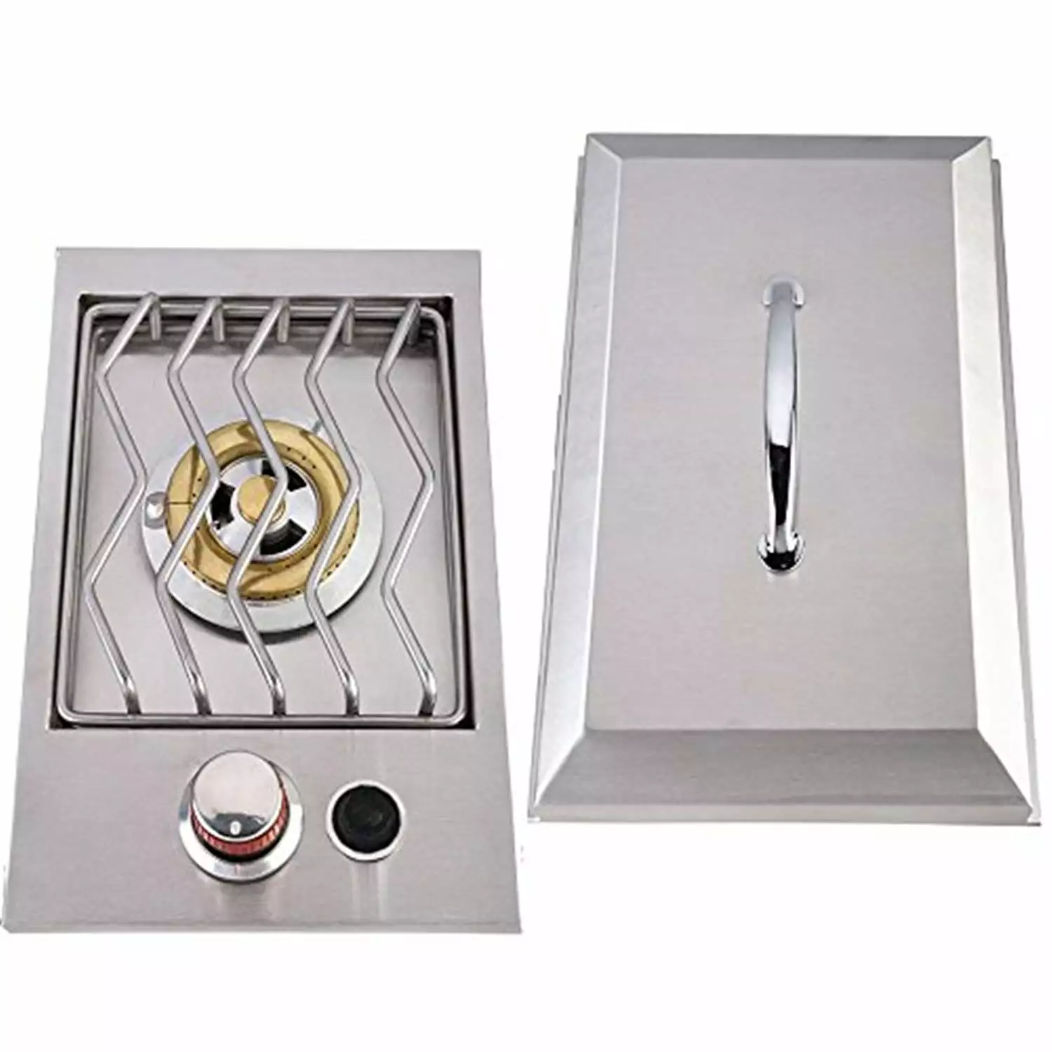 Drop- Single Side Burner Natural Gas Outdoor Kitchens Sunstone Metal Products