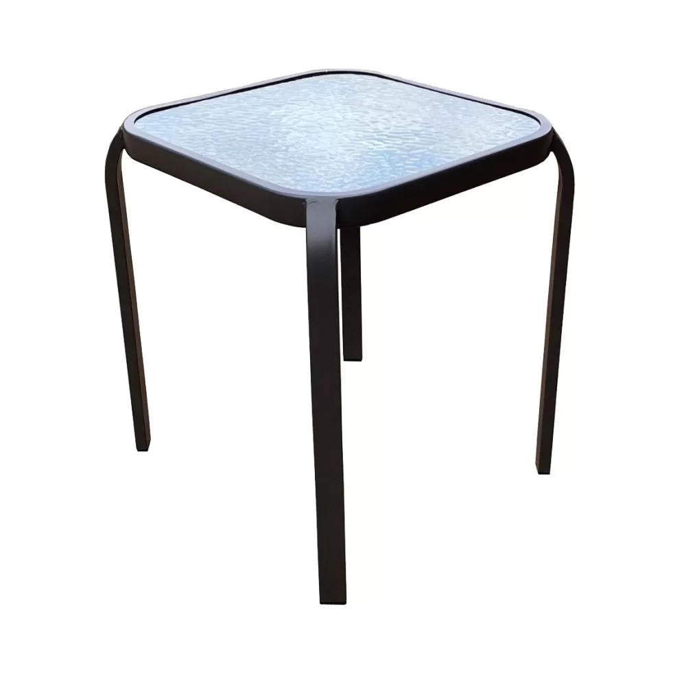 Seasonal Trends 50617 Square Side Table 16 Inch Modern Accent Table