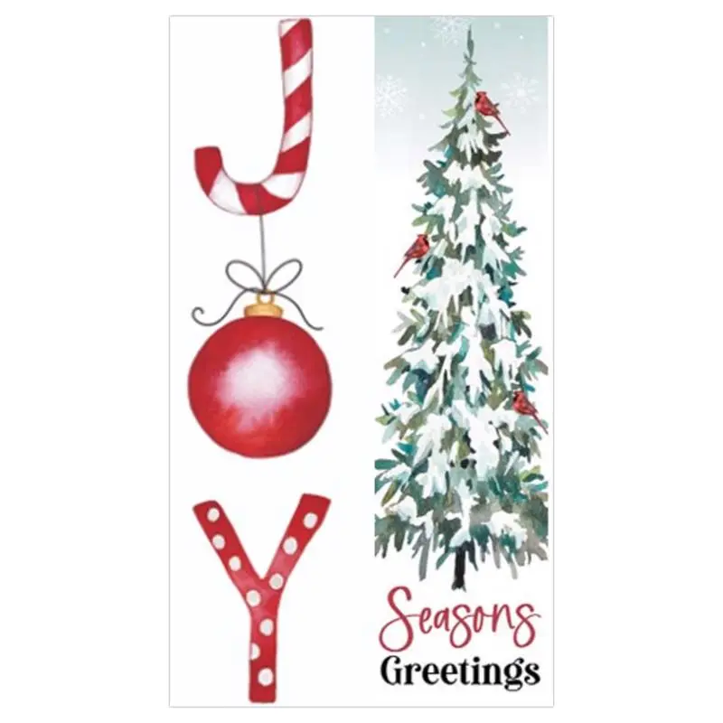 P Graham Dunn Multicolored Joy and Seasons Greetings Porch Sign 36 Inch Pack 2