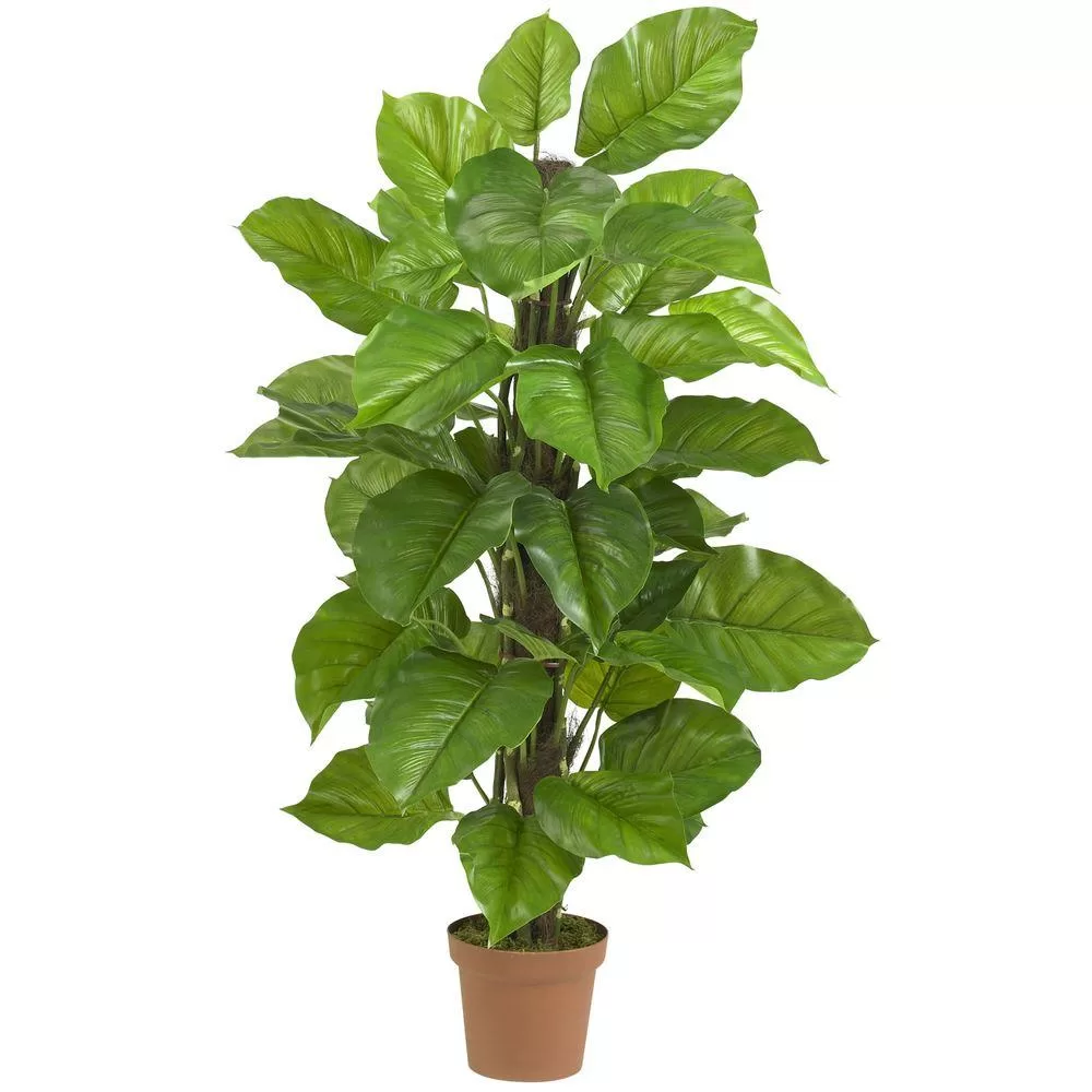 Nearly Natural Real Touch 52 Large Leaf Philodendron Silk Plant Home Decor