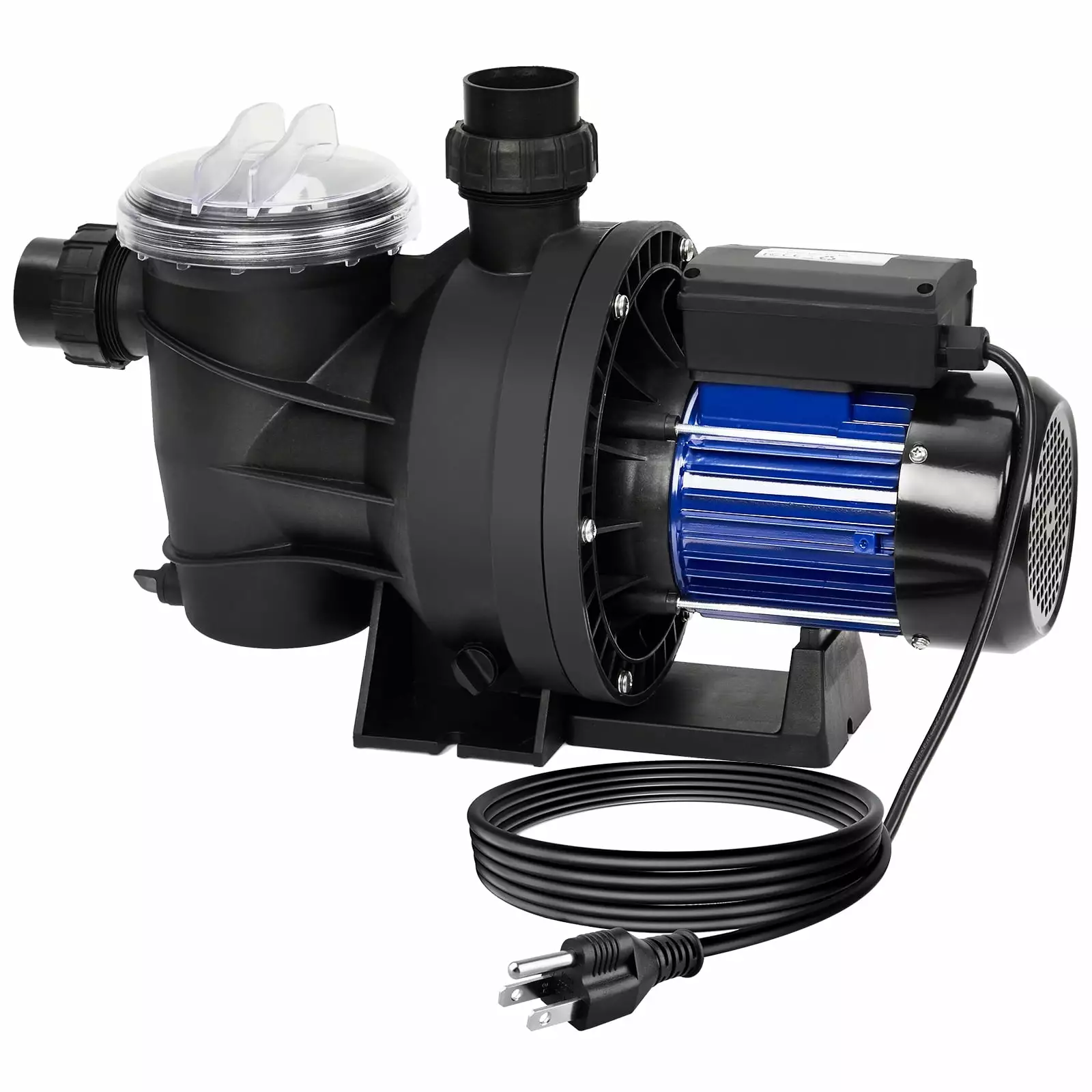 1.6HP /Above Ground Single Speed Pool Pump 6075GPH 1200W High Flow Low Noise