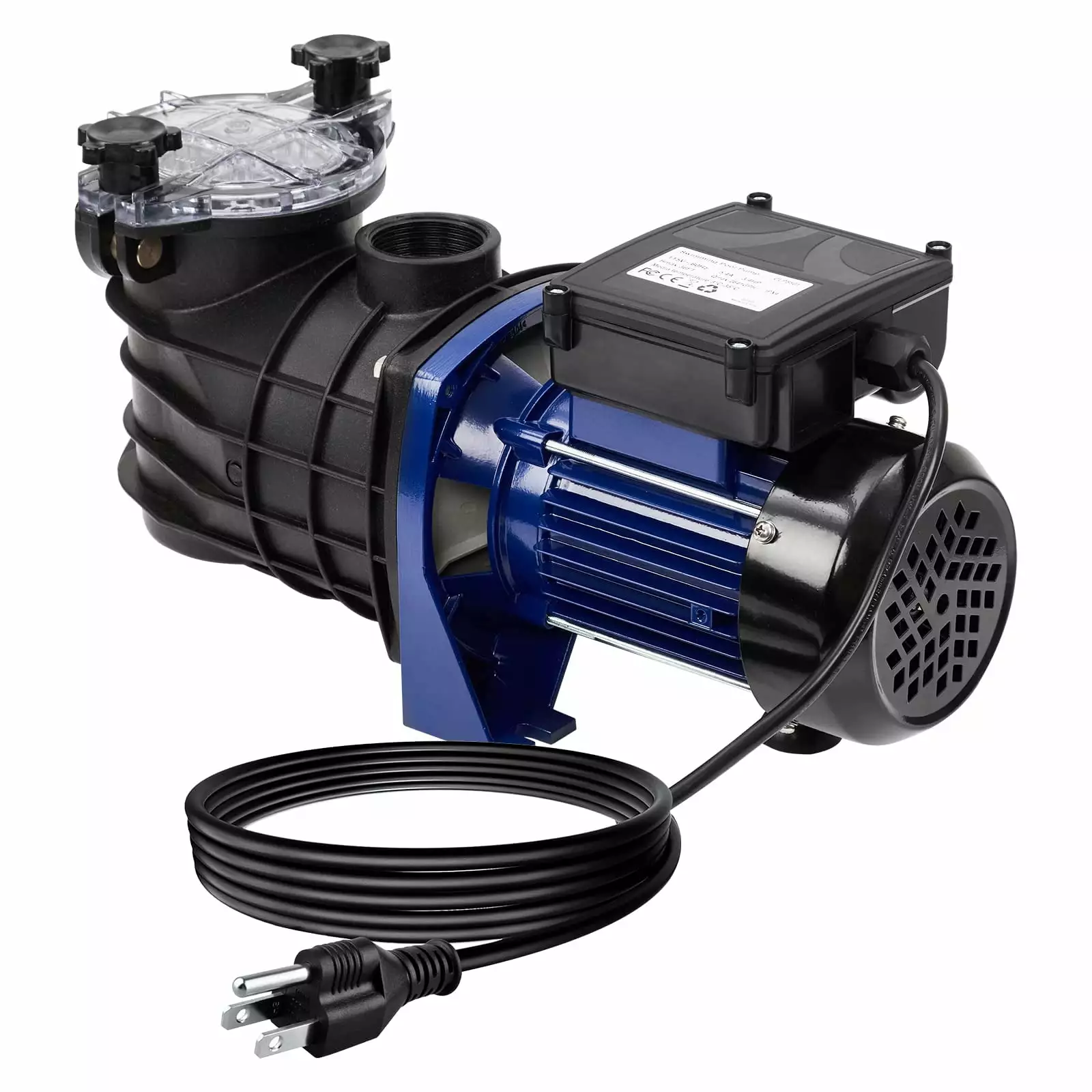 Yesfashion 3/4HP Swimming Pool Pump 2641GPH Self-Priming /Above Ground Pools