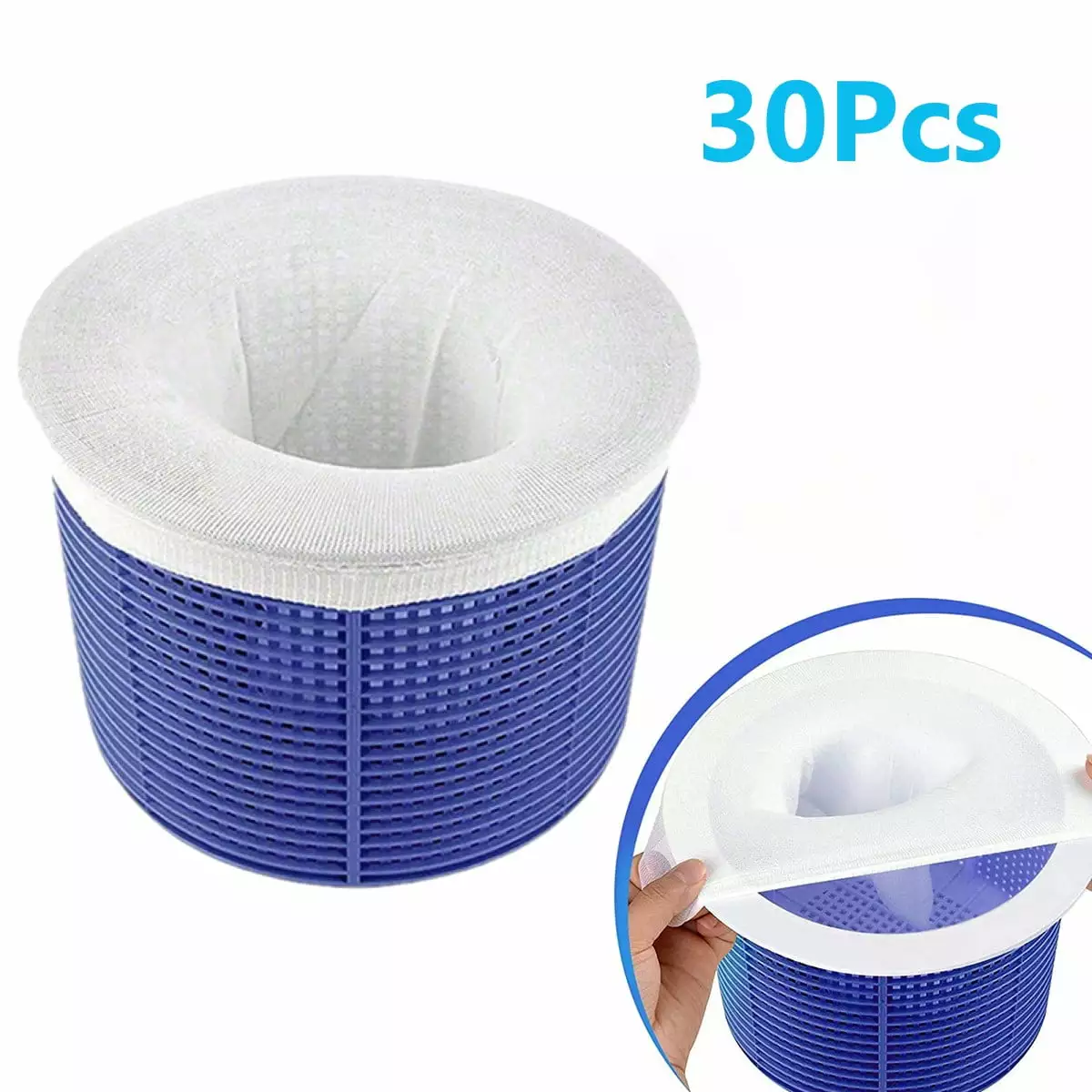 30-Pack Pool Skimmer Socks Filters Baskets and Skimmers Ghojet