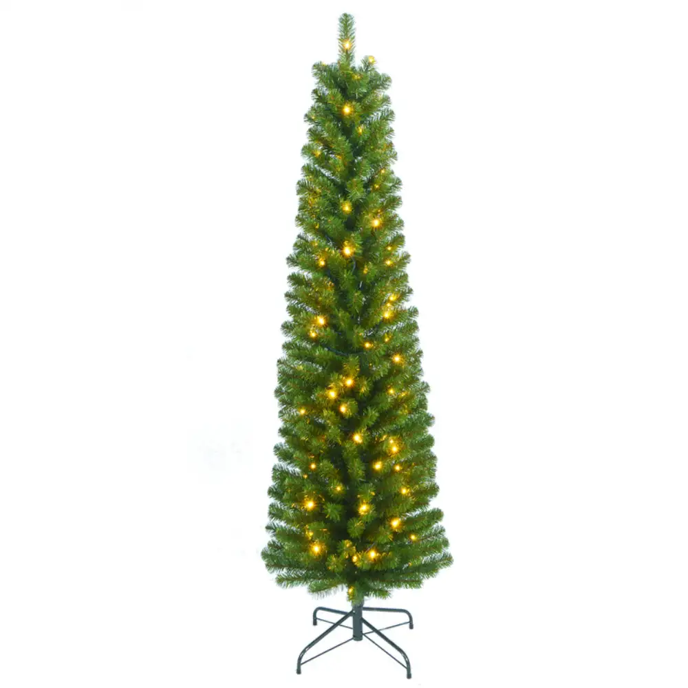 Celebrations KH66-829-300 Cashmere Slim Christmas Tree 6.5 Ft Premium Artificial Holiday Decor