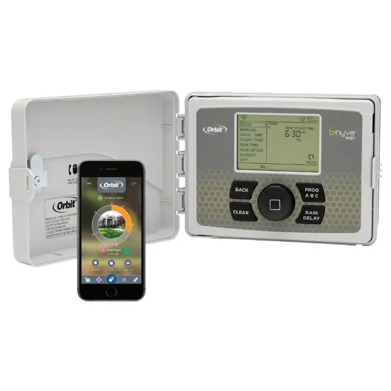 Orbit 57946 B-Hyve Smart WiFi Sprinkler Timer 6-Station Smart Watering Systems