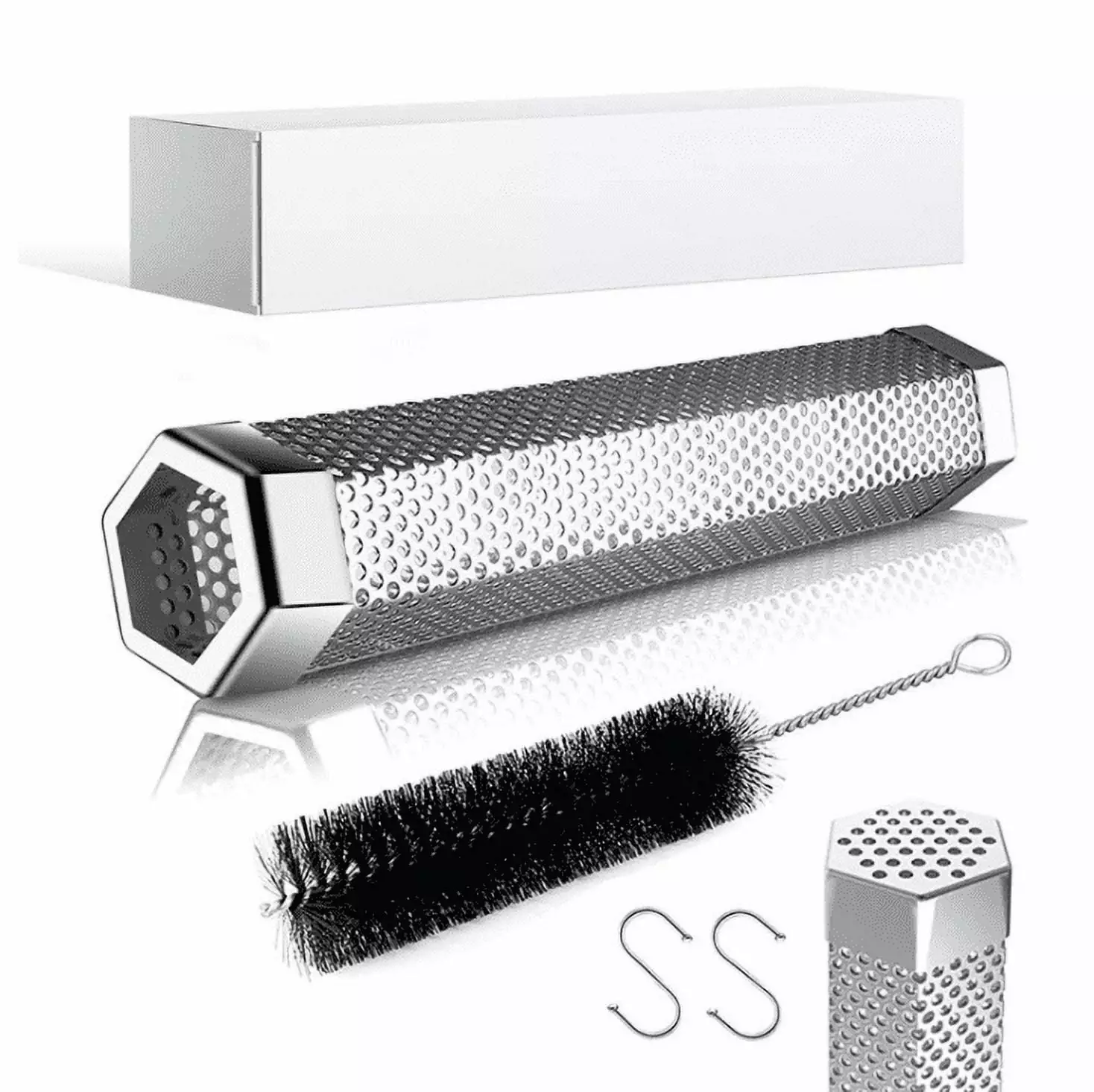 Smoke Tube Pellet Grill Cheese Smoking Tube Stainless Steel Cold Smoker Tube JYNOFD