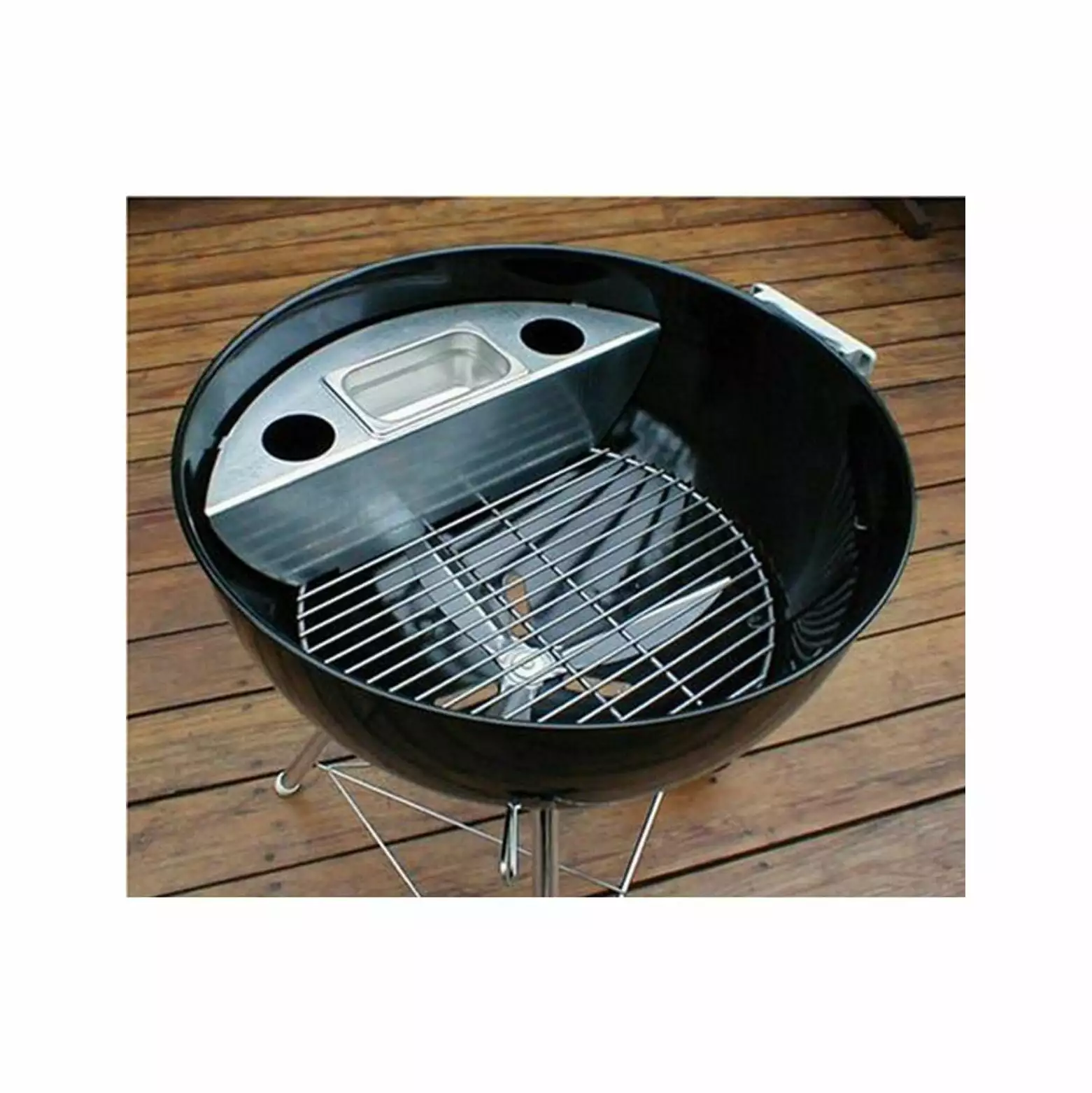 CintBllTer 2600 Weber Kettle Smoker Conversion Kit 26 Inch Grill
