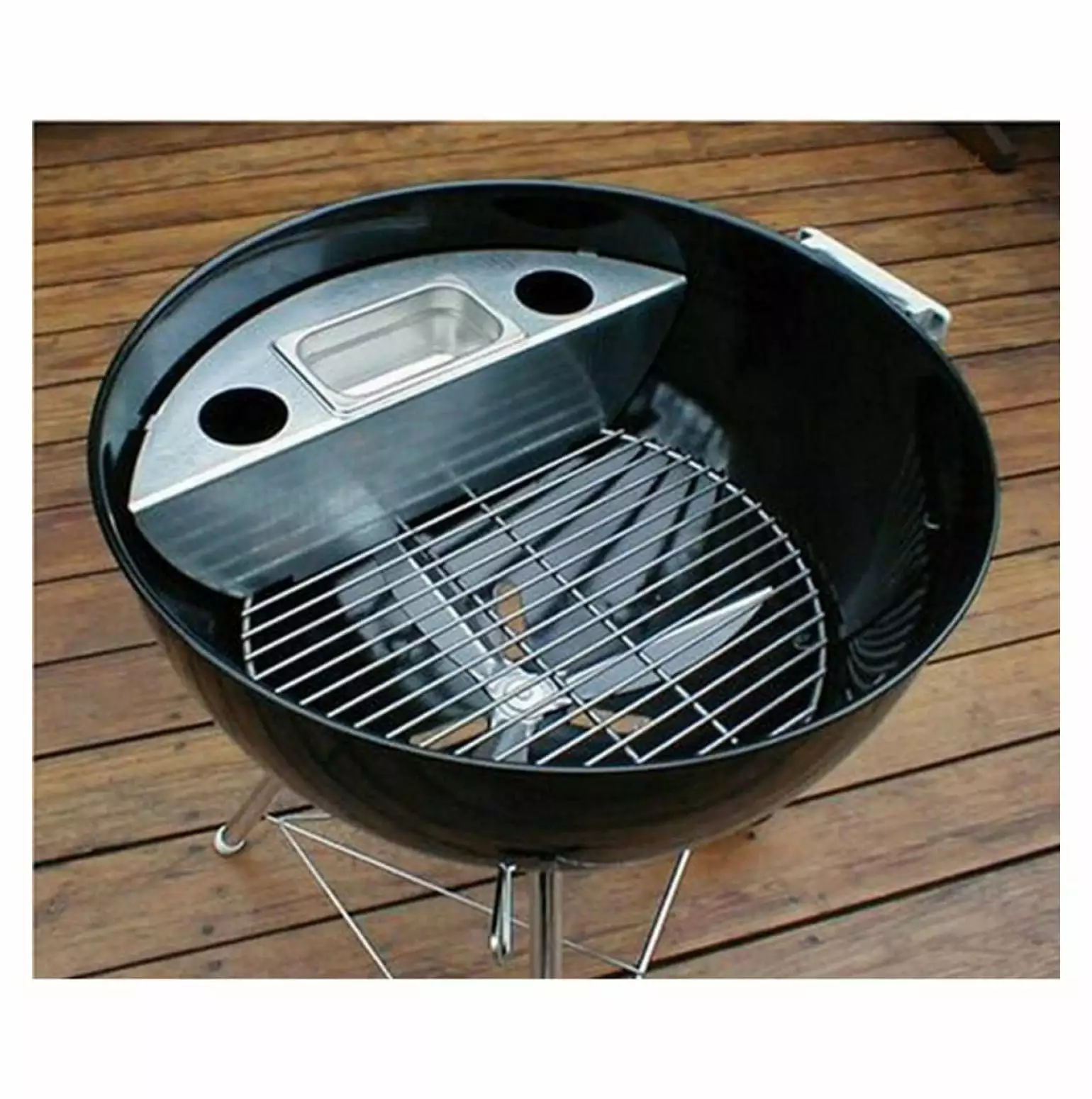 22 Inch Smoker Kit Weber Charcoal Kettle Grills BBQ Accessories YfulYde