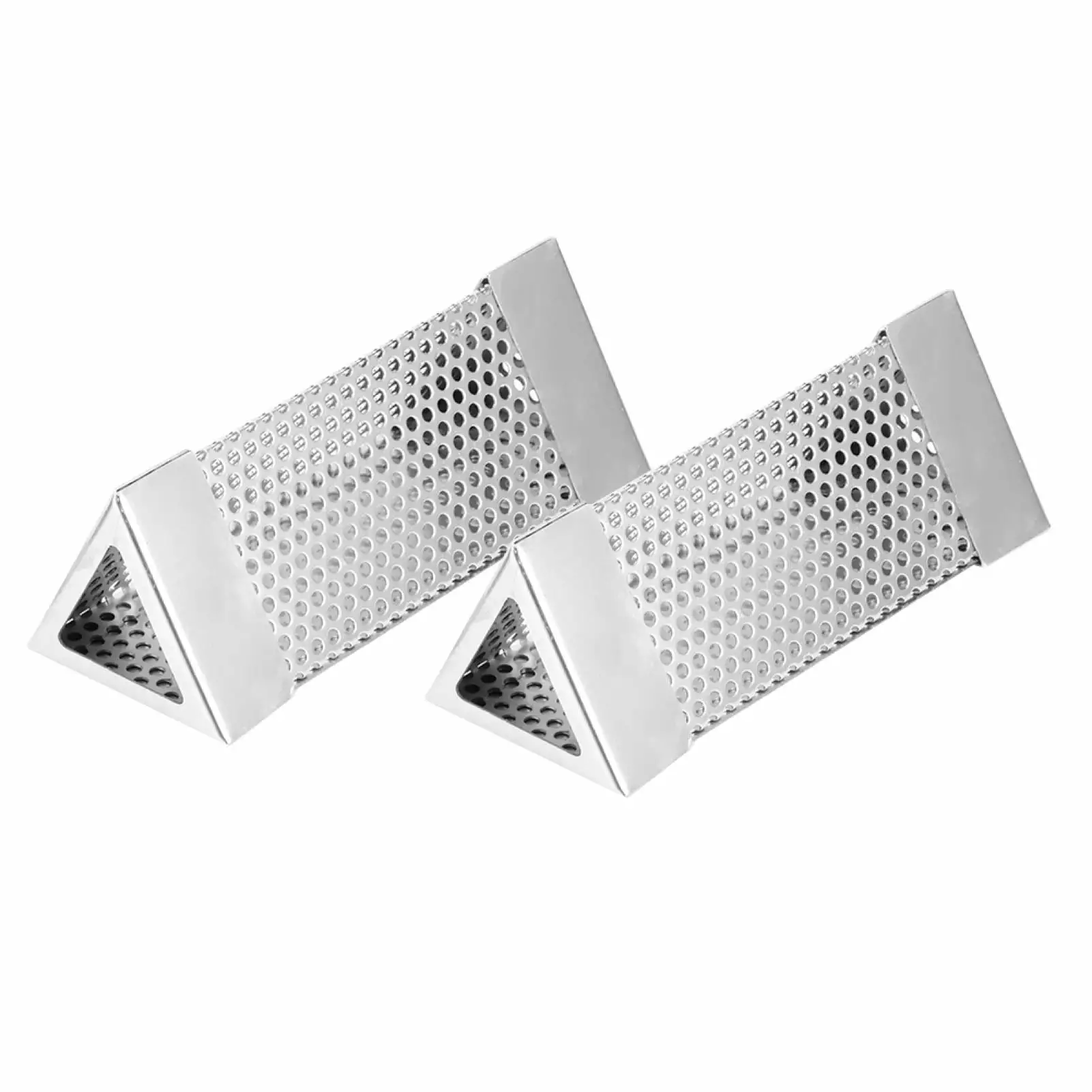 2024 2Pcs Stainless Steel BBQ Grill Smoker Tube Pellets 6in Trilateral Barbecue Accessory Big Sale Binzhouyixin
