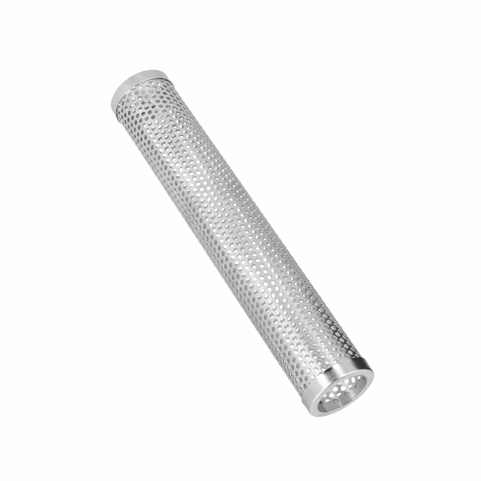 Large Detachable Cylindrical Fruit Wood Pellet Smoker Tube Outdoor Camping HFDR