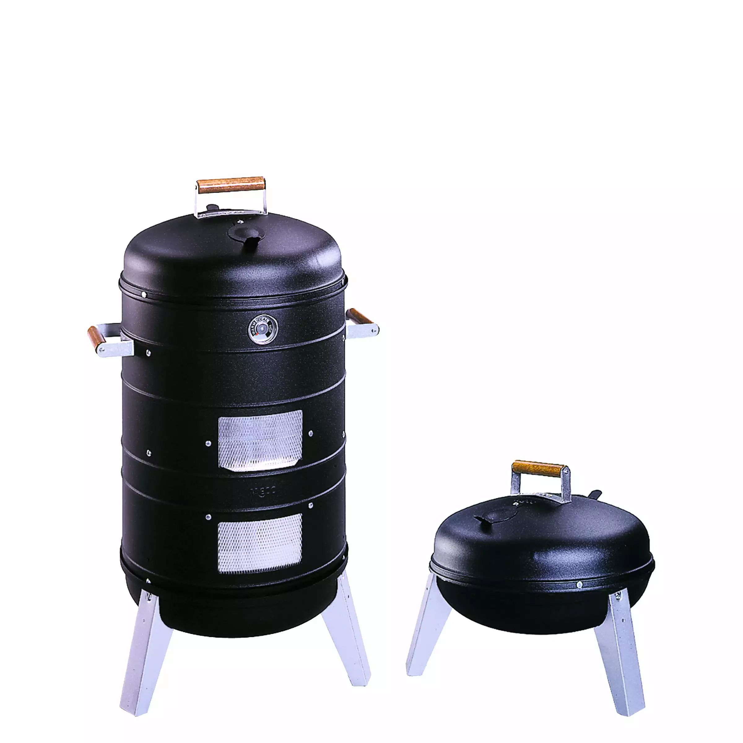 Americana Charcoal 2--1 Combination Water Smoker Outdoor Cooking Americana Grills