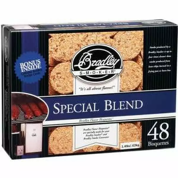 Bradley Smoker 48 Pack Special Blend Luxury Hardwood Chips Smoking