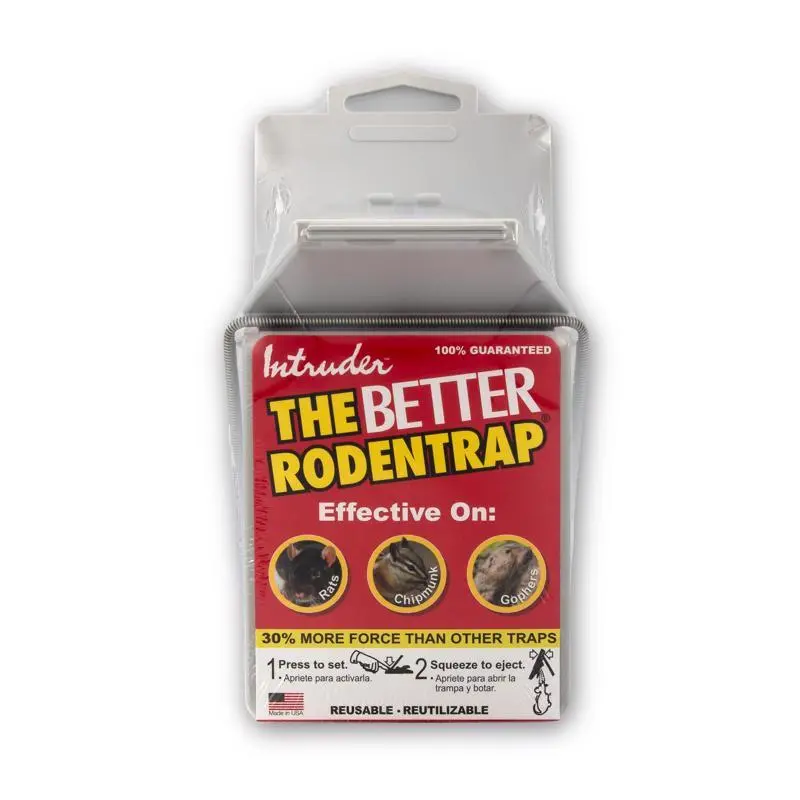 Intruder Snap Trap Rodents 1 Pack 6 Count Heavy Duty Mouse and Rat Traps