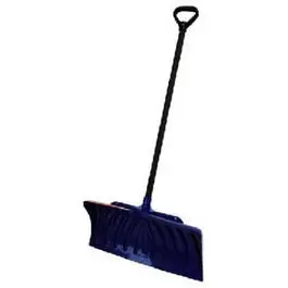 27-Inch Poly Snow Pusher D-Grip Handle Easy Snow Removal Various