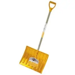 17-3/4 Inch Snow Shovel D-Handle Lightweight Snow Removal ALPINE