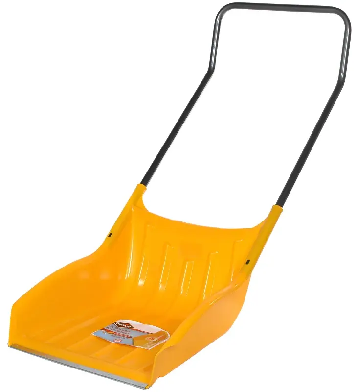 Garant APSS22U Sleigh Shovel, 23-1/2 W Blade, 27-3/4 L Blade, Polyethylene Blade, Chromed Handle, 61-1/4 OAL