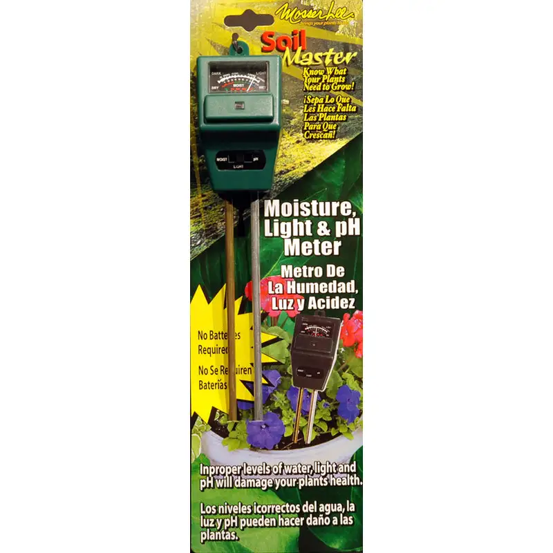 Mosser Lee Soil Master Analog Moisture Light and pH Meter 1 Pack 12
