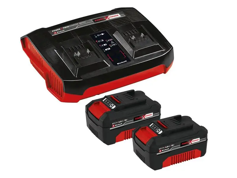 Folding Solar Panel Einhell Power X-Change Battery & Charger Starter Kit 18V 2 x 4.0Ah Li-ion
