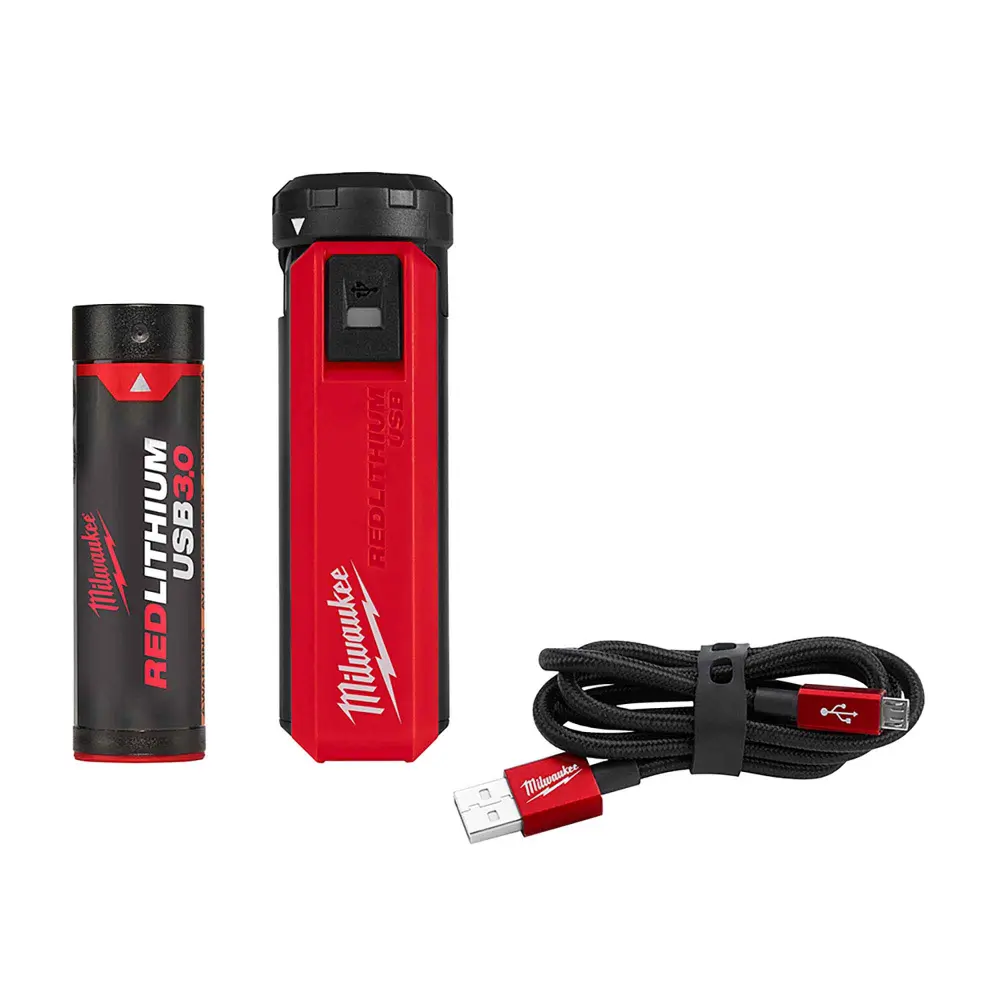 High-Efficiency Solar Redlithium USB Charger and Handheld Power Source Kit