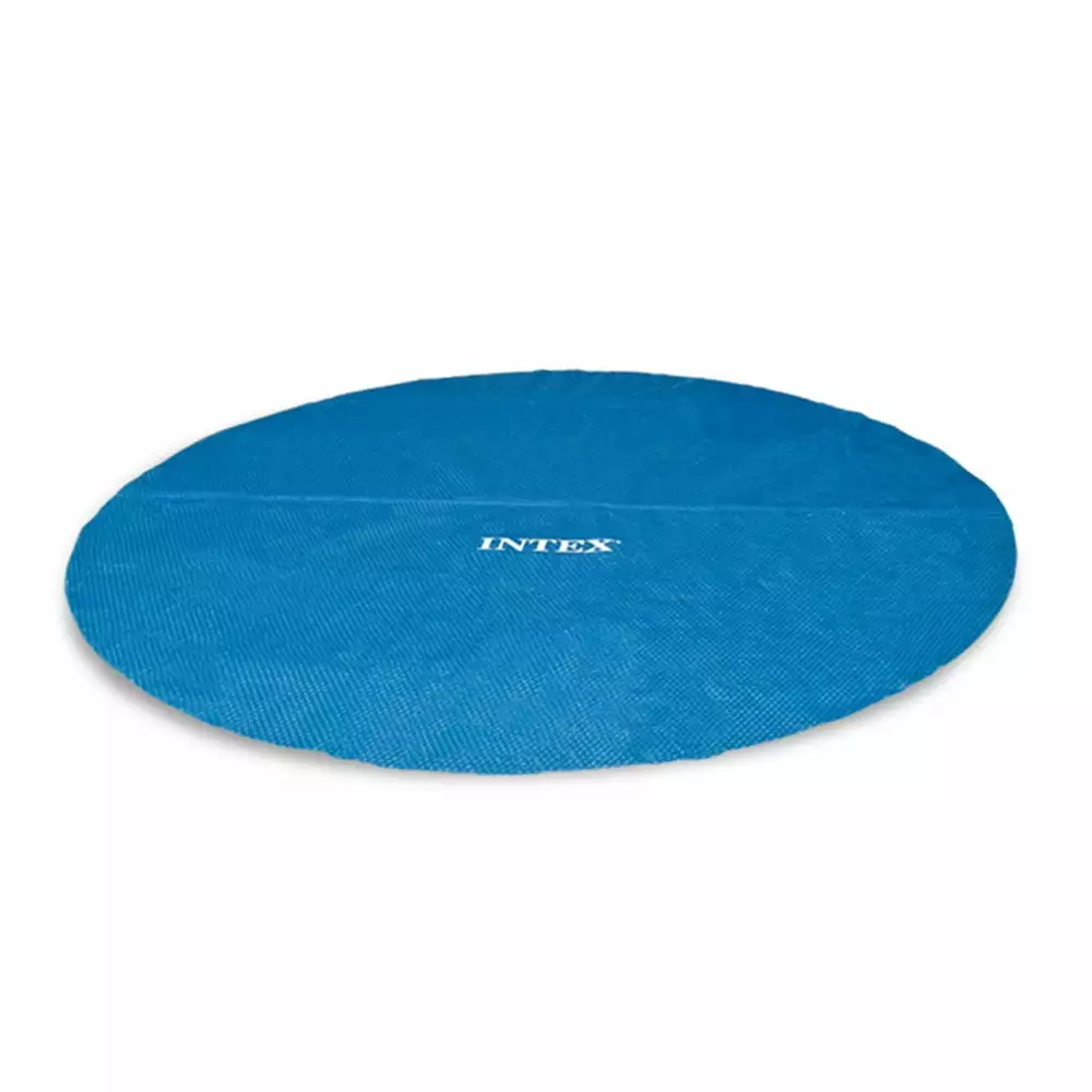 Intex 18 Foot Round Easy Set Blue Solar Cover Swimming Pools 12