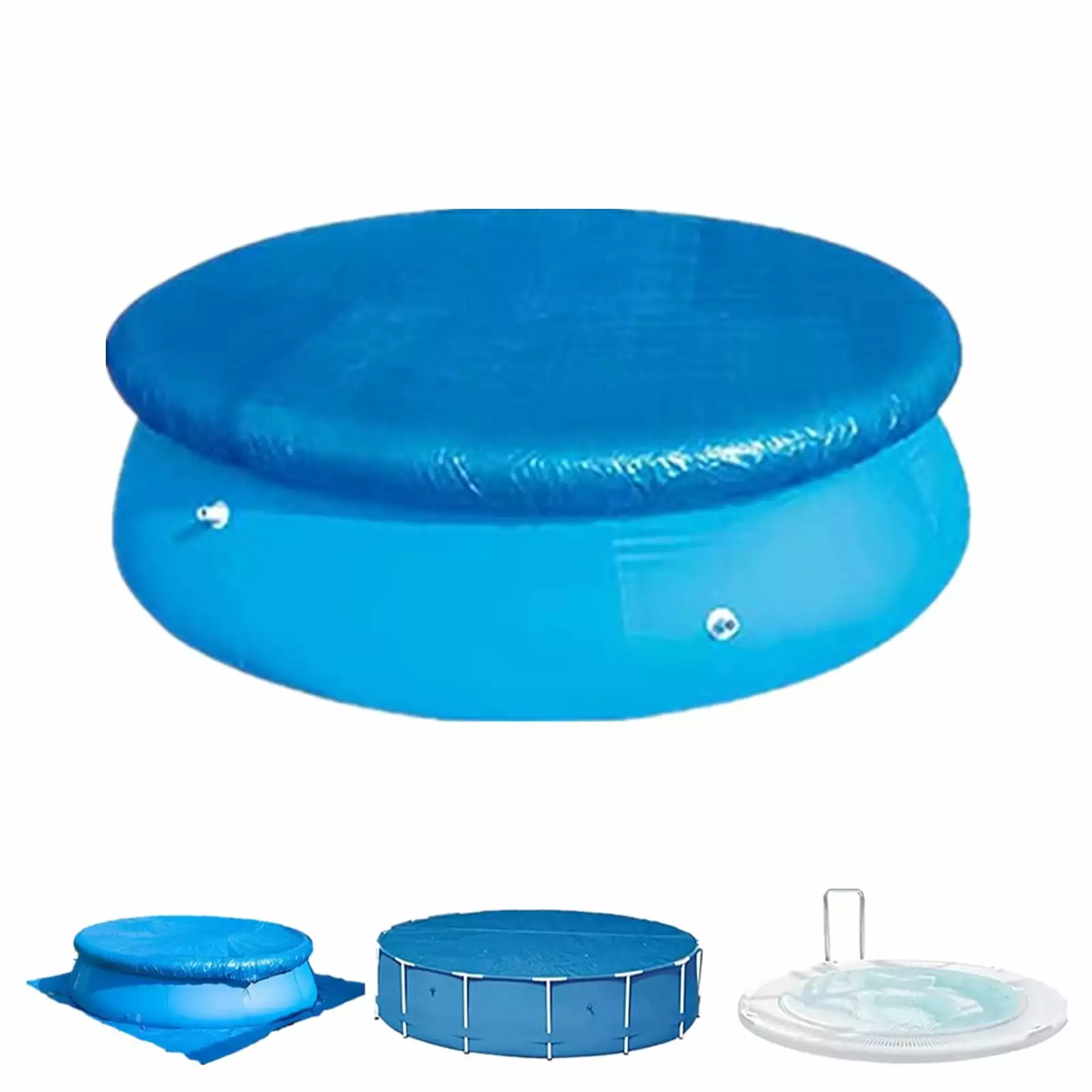 ZephyrZing Solar Pool Cover Upgraded Waterproof Dustproof Drawstring