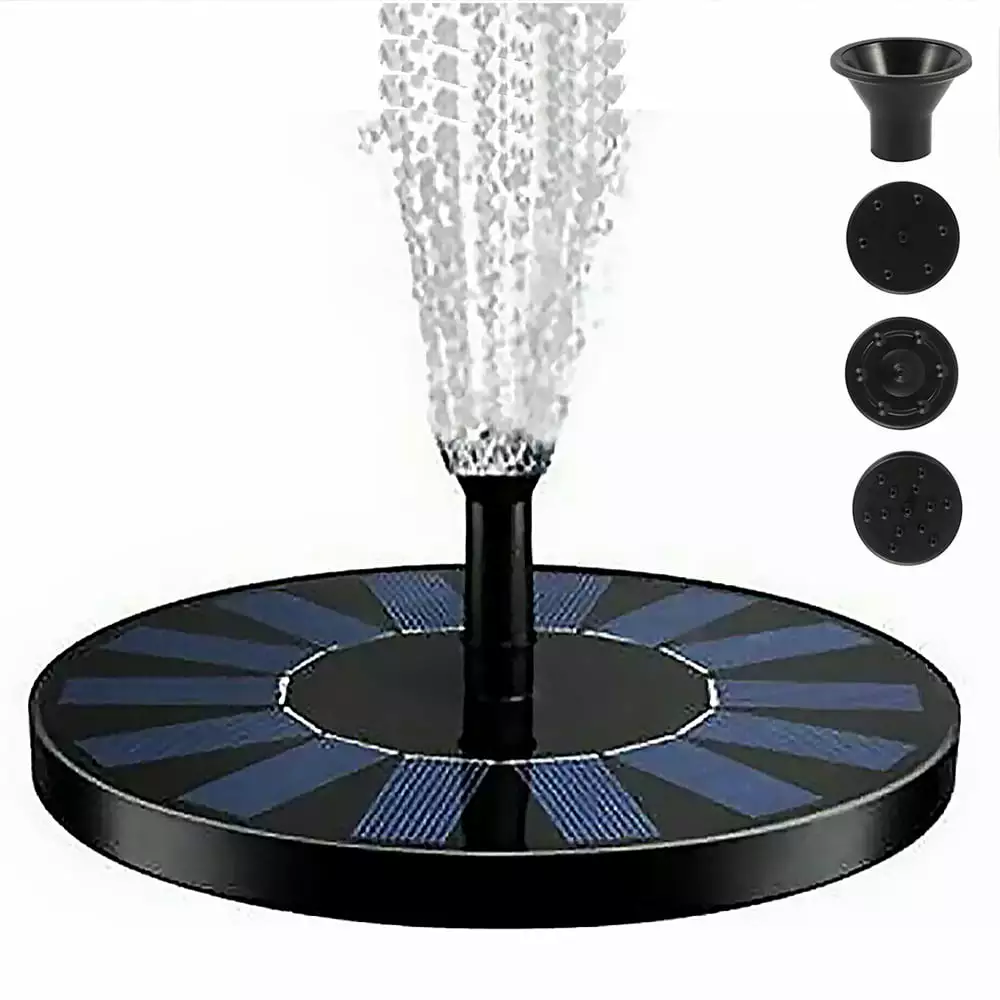 ODOMY Solar Fountain Pump Energy-Saving Bird Bath Garden and Small Ponds Standard