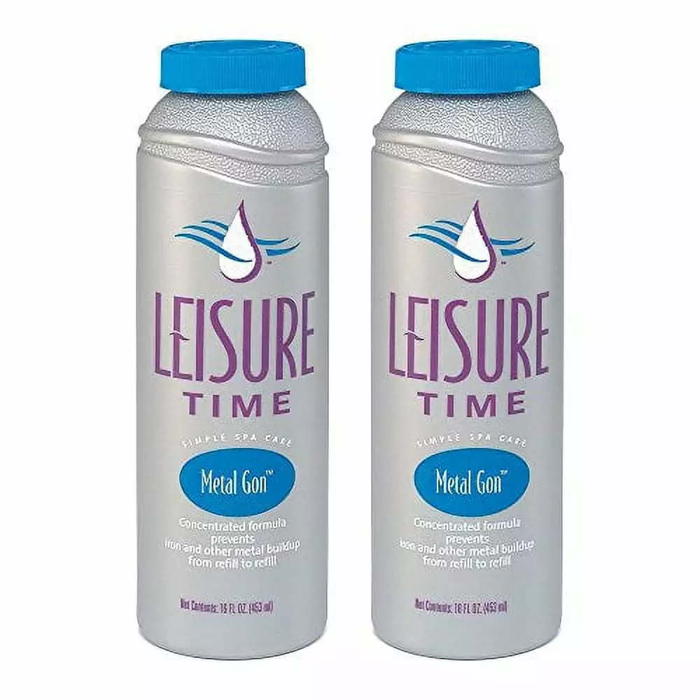 Leisure Time Metal Gon Spa Hot Tub Cleaner 1-Pint Water Maintenance