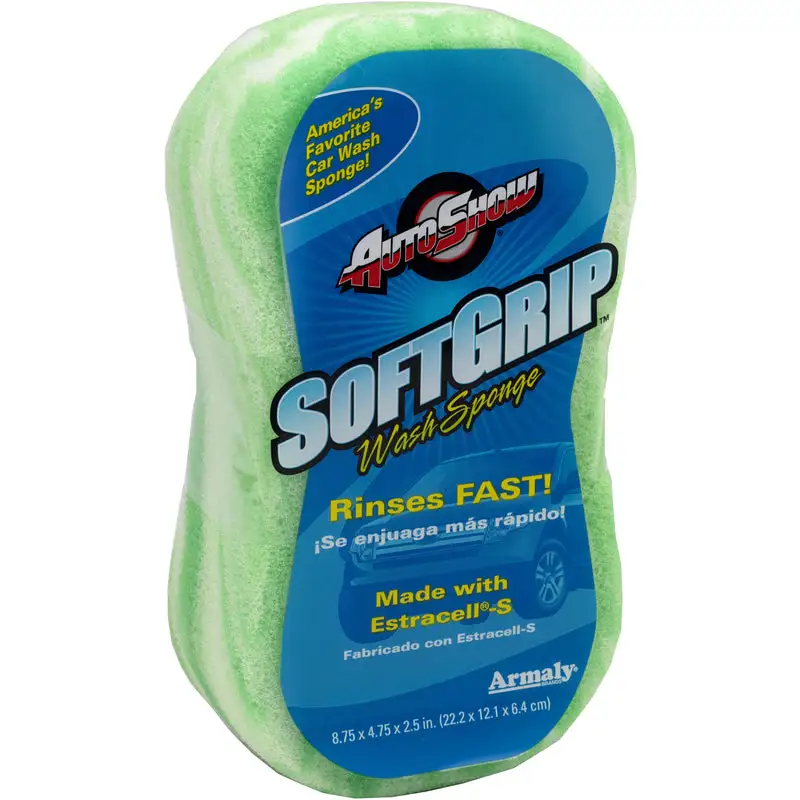 AutoShow SoftGrip 8.75 Inch L X 4.75 Inch W Sponge Pack 12