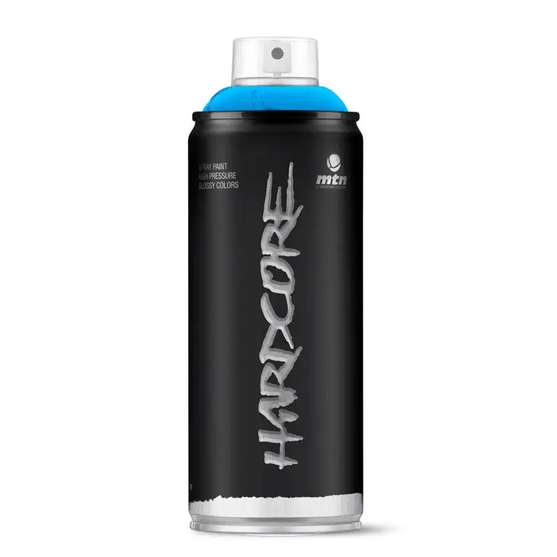 MTN Hardcore Gloss Electric Blue Spray Paint 11 oz Pack 6 Cans