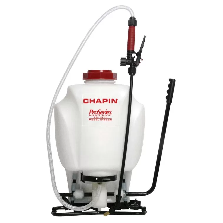 Chapin 61800 Pro Series Backpack Poly Sprayer 4 Gallon Lawn and Garden Sprayer