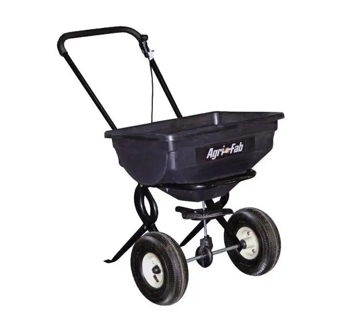 Agri-Fab 45-0388 Walk-Behind Broadcast Spreader 85 lbs Capacity Lawn Spreader